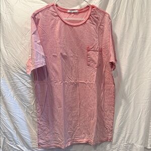 Casual Pink Crew Neck T-Shirt
